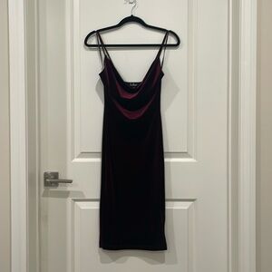 Lulu’s Velvet Slip Dress